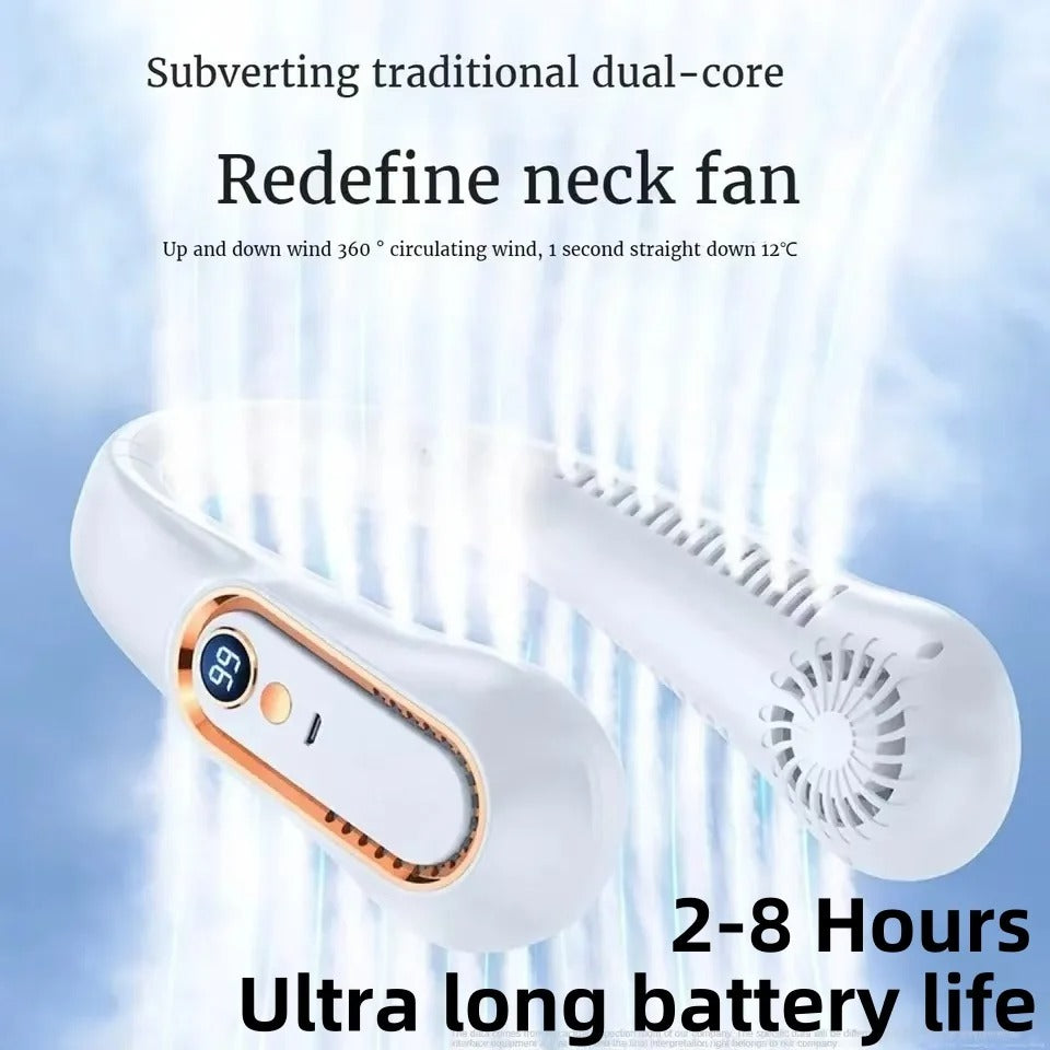 CoolBreeze Rechargeable Neck Fan