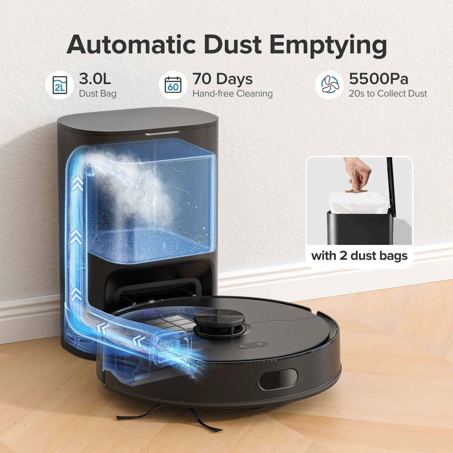 Robot Vaccum Cleaner and Mop